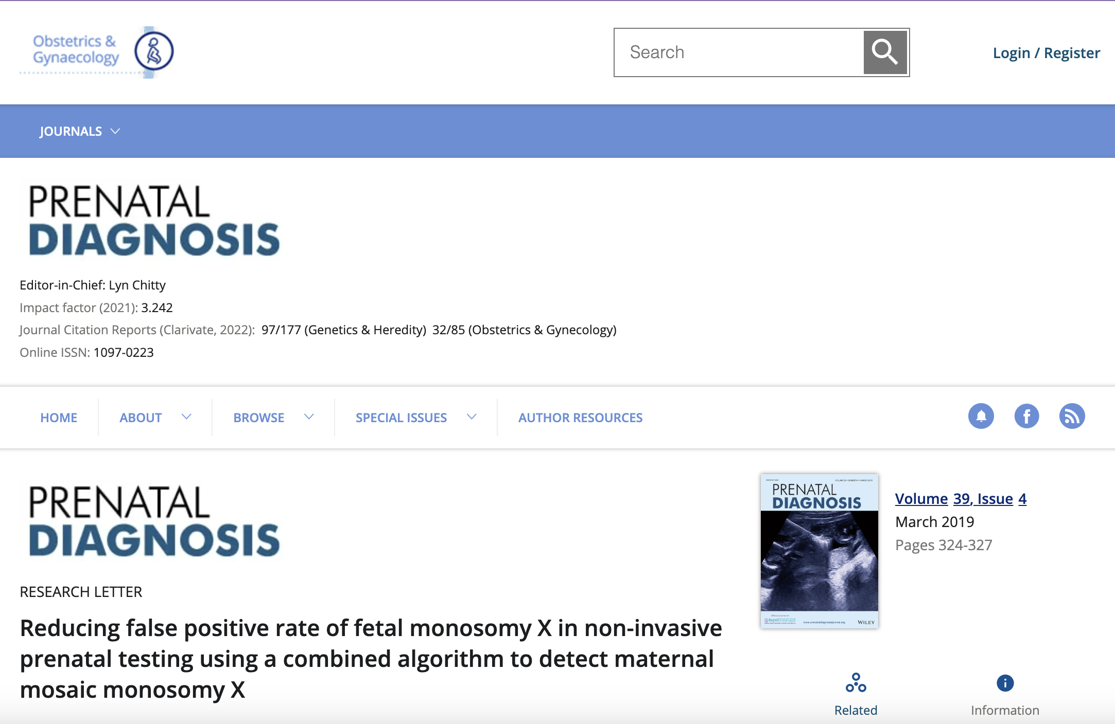 Reducing false positive rate of fetal monosomy X in non-invasive prenatal testing using a combined algorithm to detect maternal mosaic monosomy X.