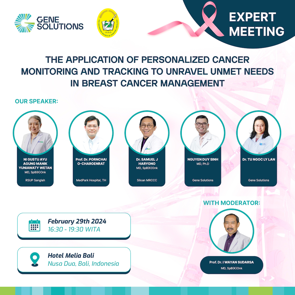 The application of personalized cancer monitoring and tracking to unravel unmet needs in breast cancer management