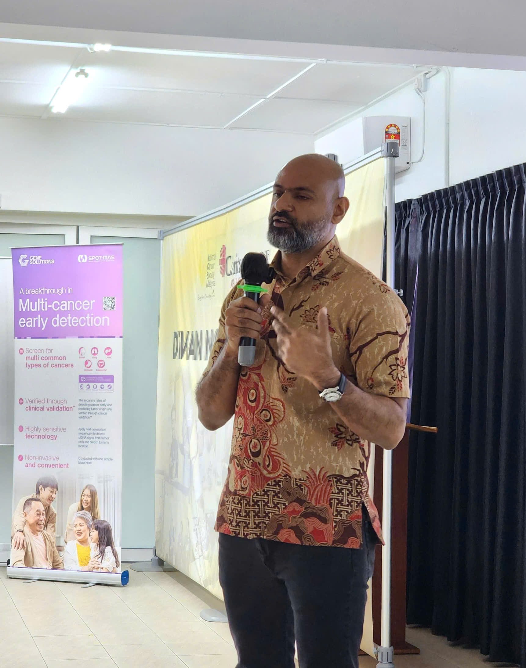 Dr. Malwinder Singh (right) during their presentation