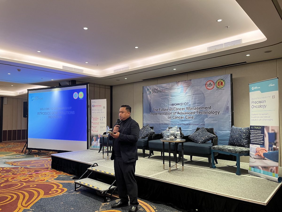 Country Director introduced Gene Solutions Indonesia