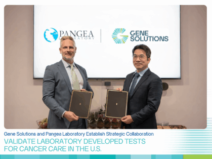 Gene Solutions and Pangea Laboratory Establish Strategic Collaboration to Validate Laboratory Developed Tests for Cancer Care in the U.S.