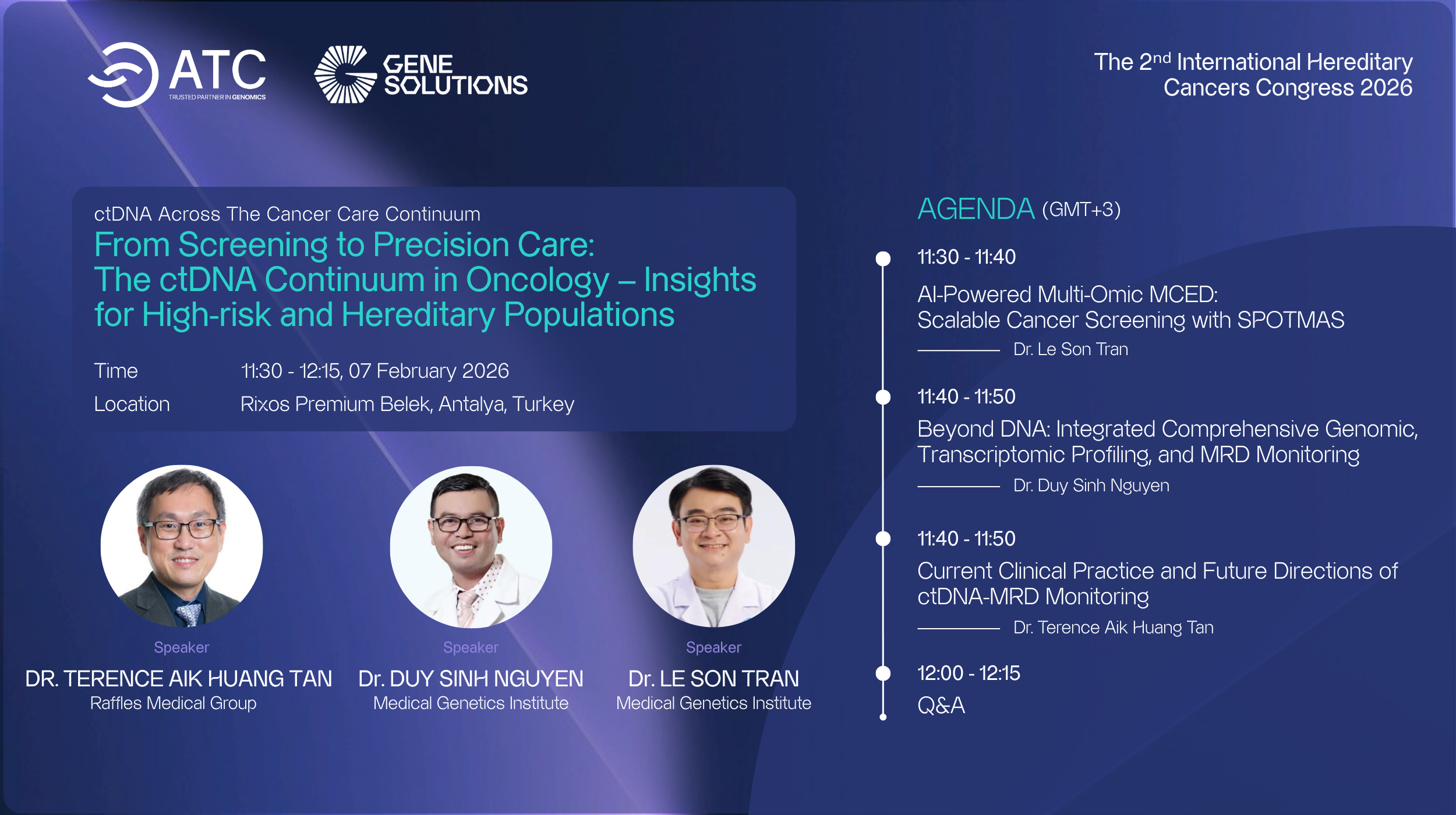 The 2nd International Hereditary Cancers Congress