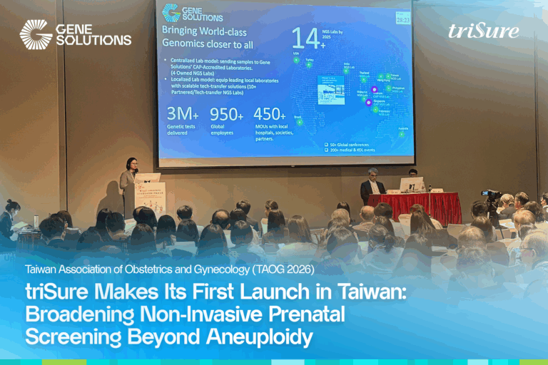 Tri Sure Risk triSure NIPT Debuts in Taiwan, Expanding Non-Invasive Prenatal ...